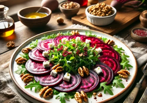 קרפצ'יו סלק מדהים עם גבינה: המתכון שיפתח לכם את התיאבון