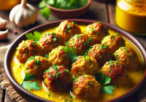 קציצות עוף מרוקאיות ברוטב צהוב: הטעם שיטריף אתכם