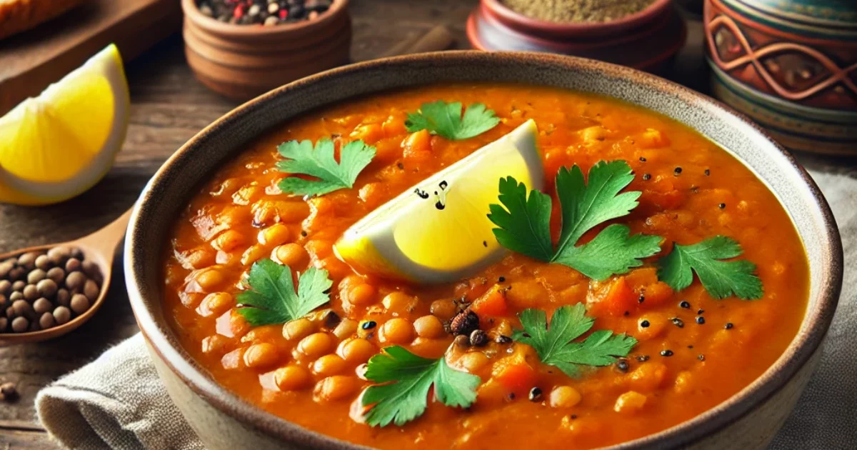 מרק עדשים כתומות וגזר: המתכון המושלם למרק חורפי מנחם