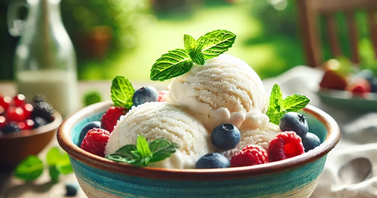 גלידה טבעונית משגעת במכונה ביתית ללא ביצים