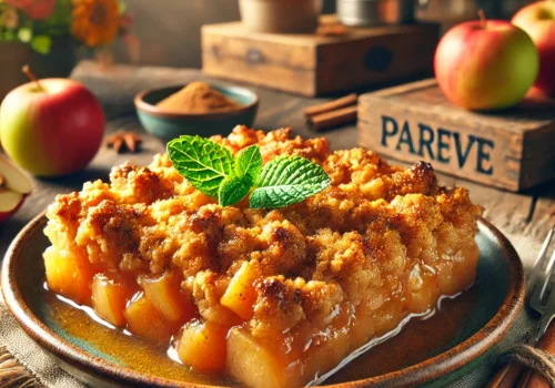 קראמבל תפוחים פרווה מדהים