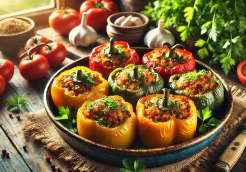 פלפלים ממולאים הכי טעימים שיש (תתכוננו להתענג!)