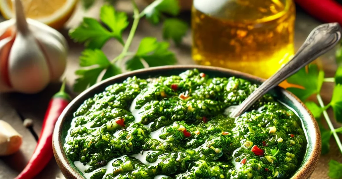 רוטב צ'ימיצ'ורי מדהים לבשר או פרגיות