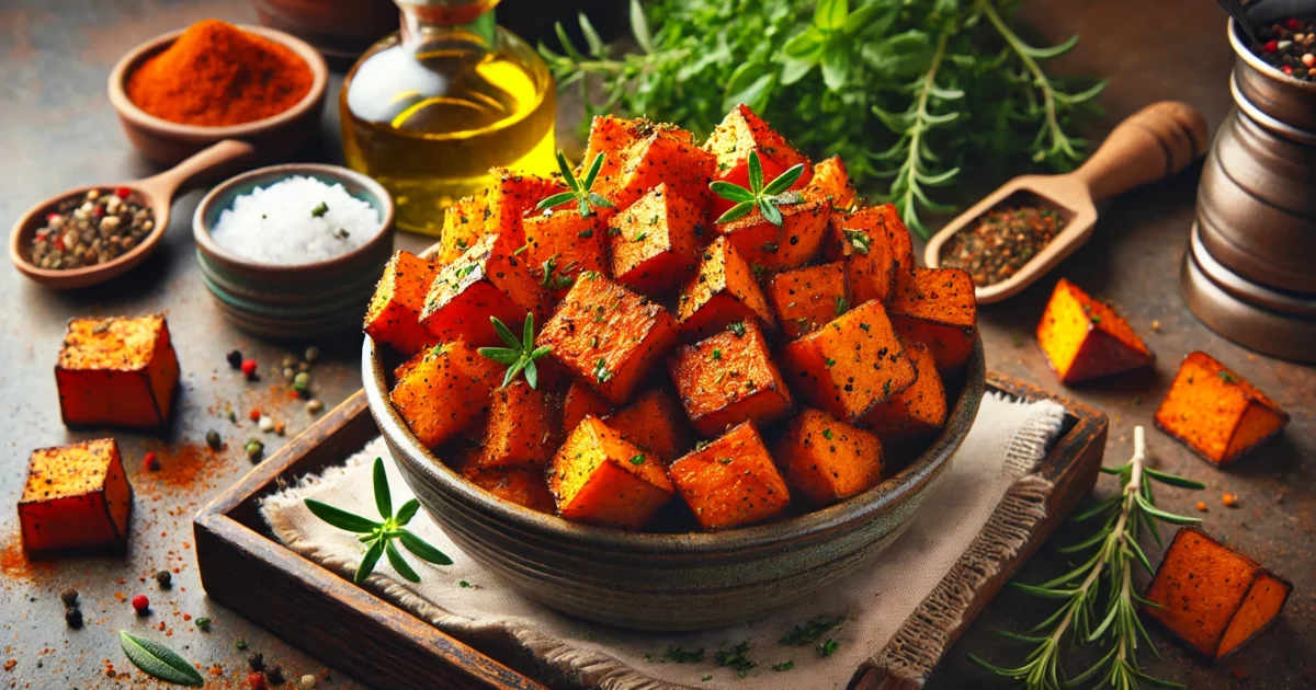 קוביות בטטה פריכות בנינג'ה - תענוג של נשנוש