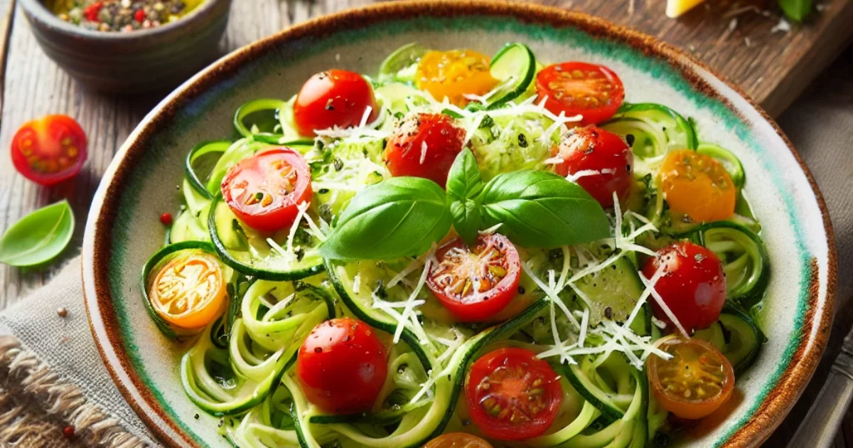 פסטה זוקיני עם עגבניות שרי: המנה הבריאה שתרצו להכין שוב ושוב!