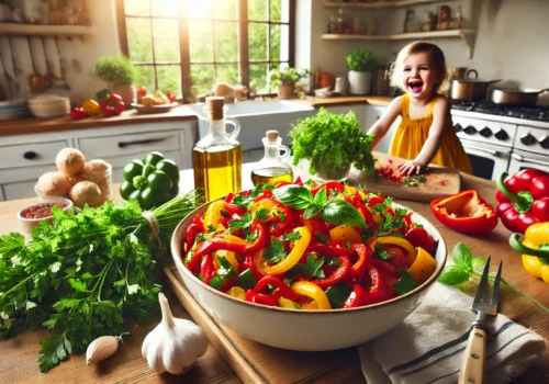 סלט פלפלים קלויים מרוקאי: המתכון המשגע ביותר שתטעמו