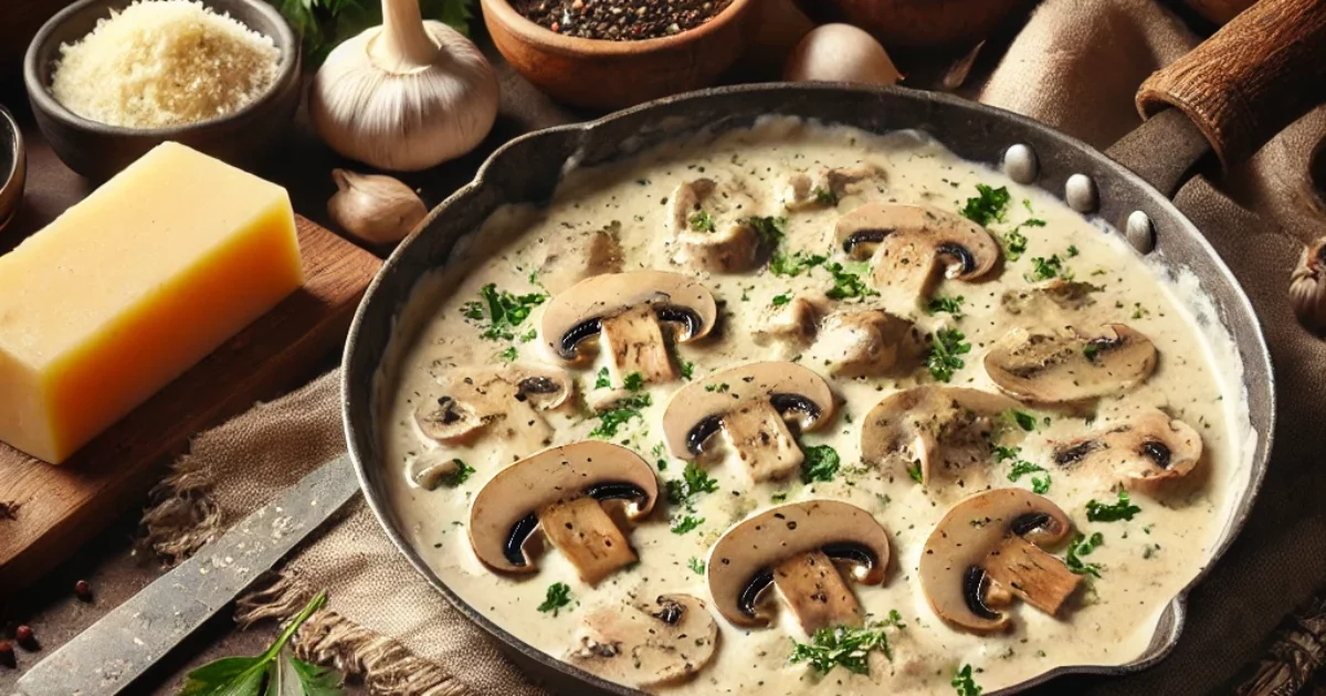 רוטב שמנת פטריות מעלף לרביולי, ניוקי או כל פסטה שתרצו