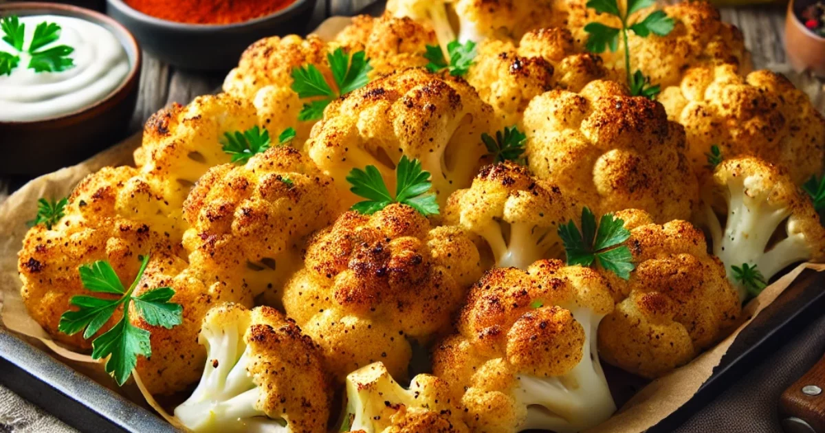 כרובית אפויה בתנור בתיבול הכי טעים שתטעמו