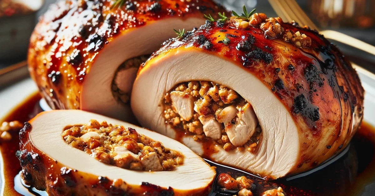 חזה עוף במילוי בשר טחון