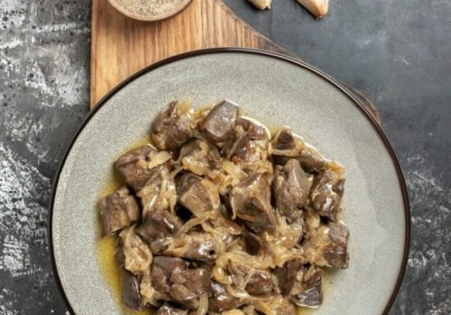 chicken liver with onions
