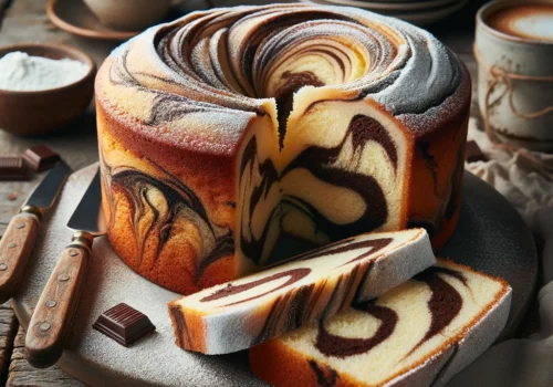 עוגת שיש מטריפה ונימוחה