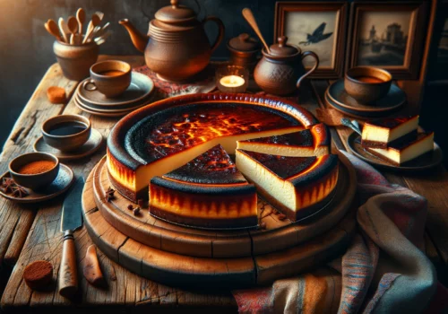 עוגת גבינה באסקית ללא סוכר וללא גלוטן (גרסה קטוגנית מדהימה!)