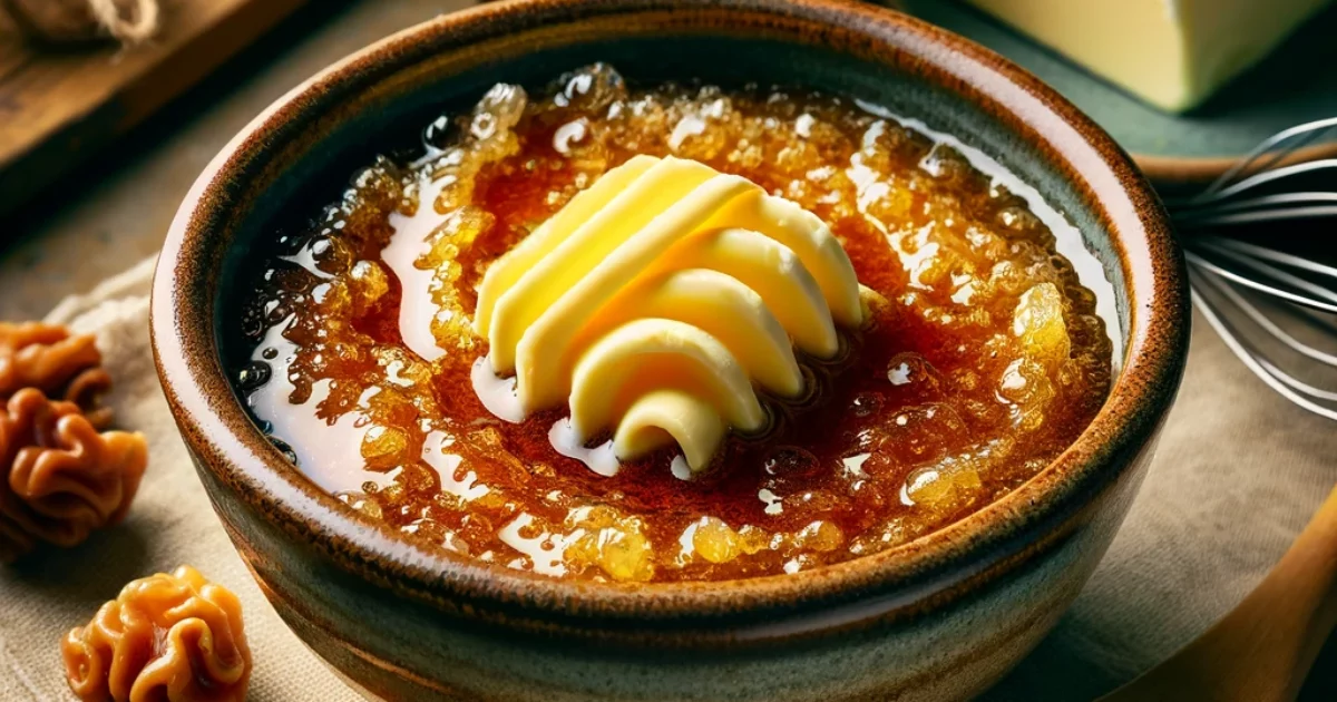 חמאה חומה בטעם אגוזי מדהים