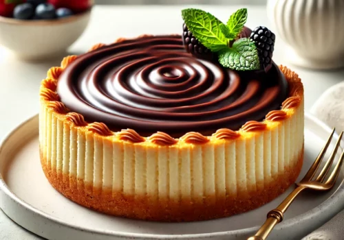 עוגת גבינה ושוקולד אפויה אלוהית: המתכון המושלם לחוויה מעלפת