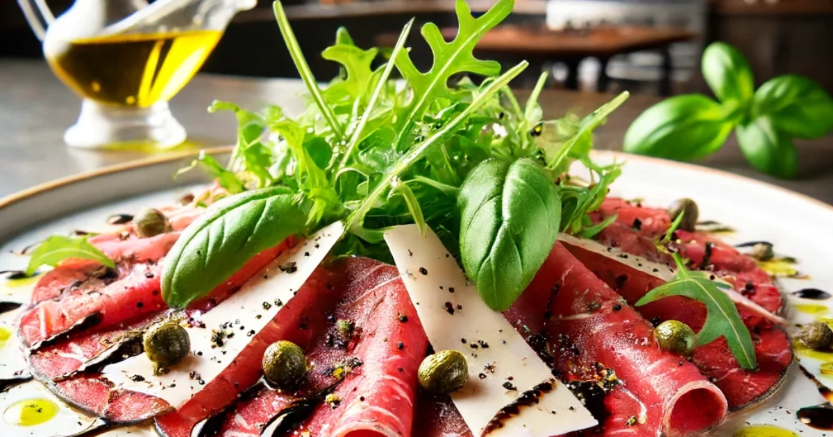 קרפצ'יו בקר ברמה של שף: מנה מפנקת ומעלפת