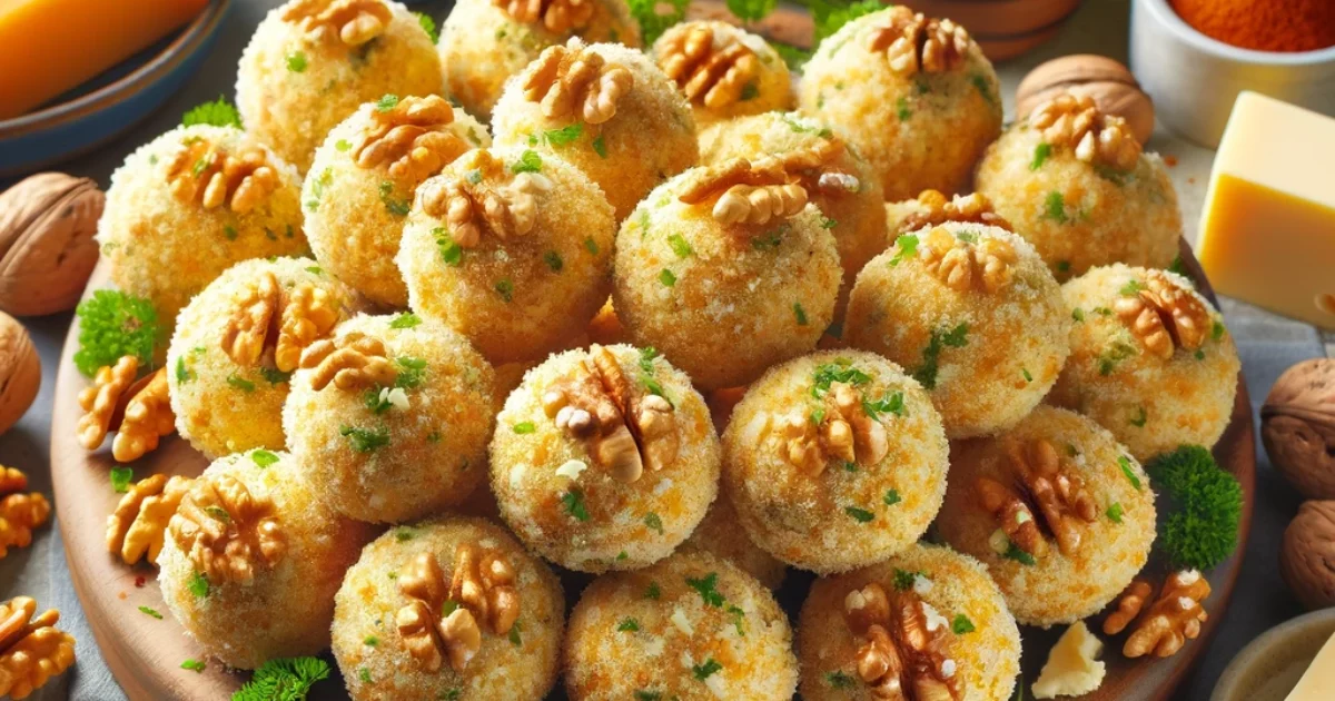 כדורי גבינה מלוחים ללא אפייה