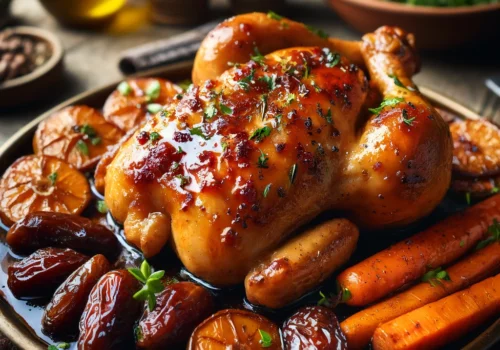 עוף בסילאן ודבש