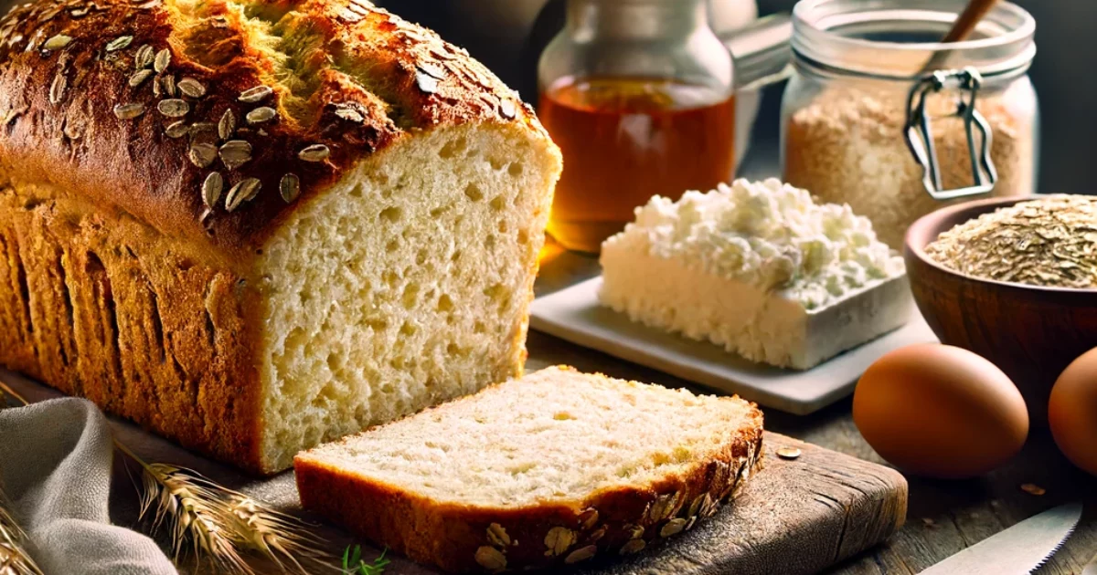 לחם קוטג' ושיבולת שועל ללא גלוטן מושלם לחיטוב