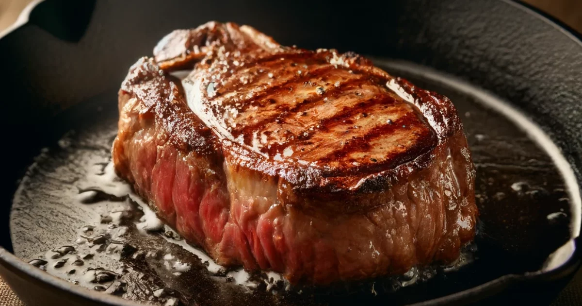 סטייק אנטריקוט במחבת