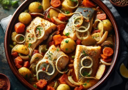 דג מרוקאי בריא ללא שמן