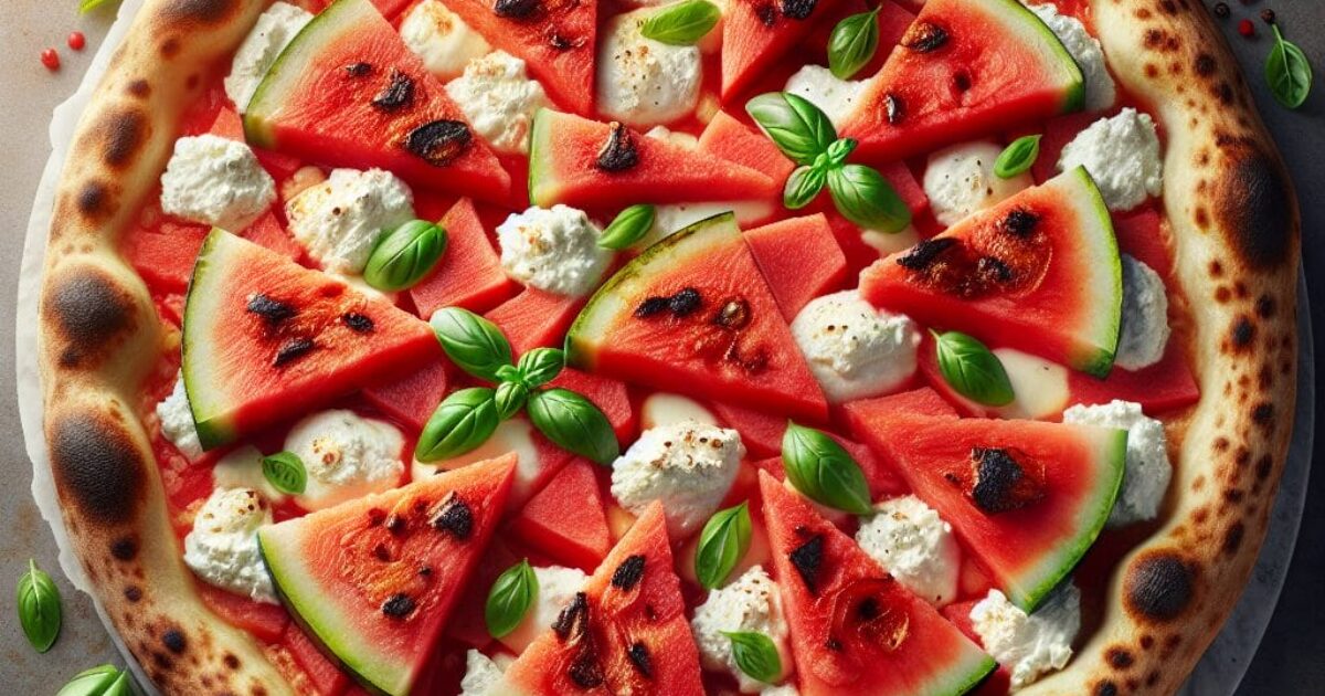 פיצה עם ריקוטה ודלעת צלויה