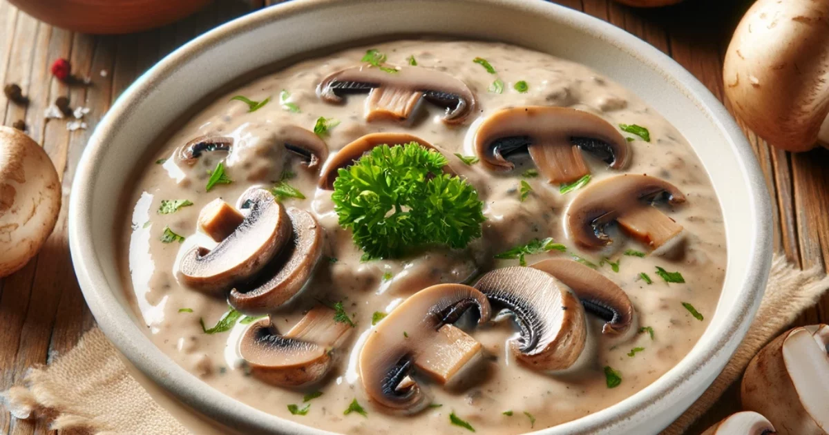 רוטב פטריות לבורקס של פעם כמו באולמות אירועים - המתכון המושלם!