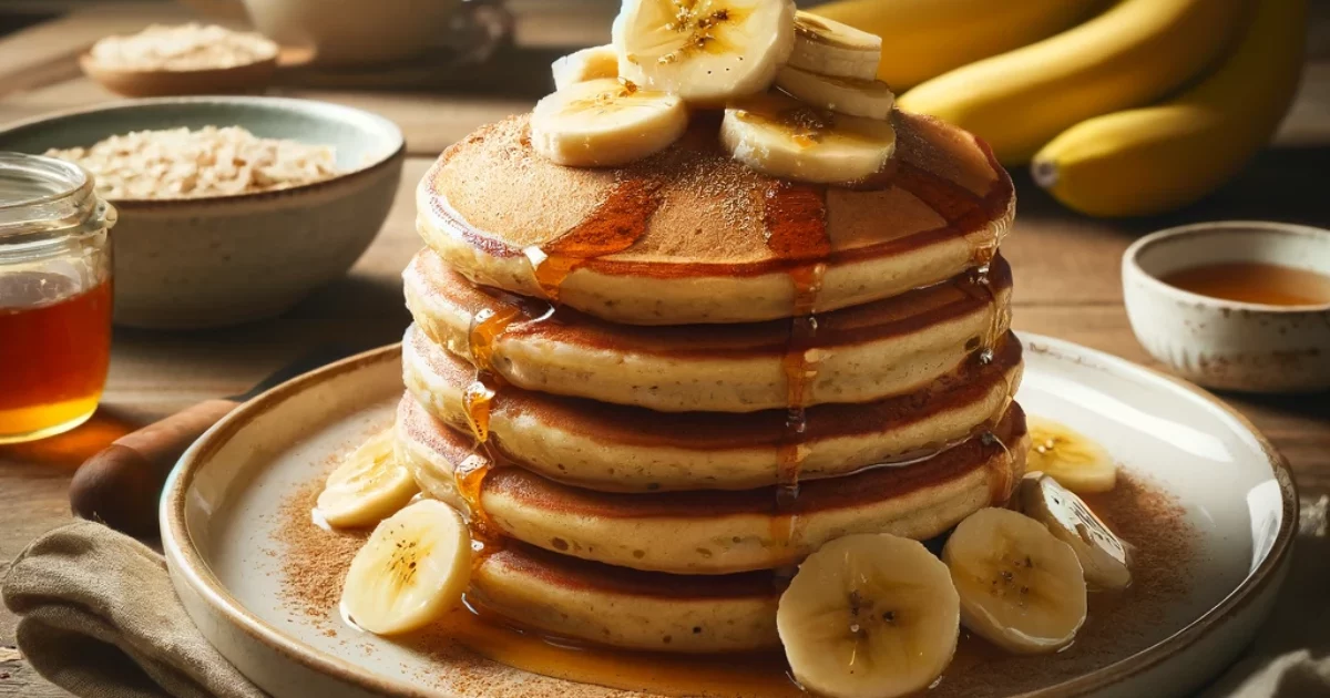 פנקייק בננה ושיבולת שועל