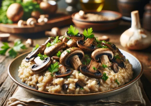ריזוטו פטריות ביתי: המתכון הבריא והטבעוני בטעם נדיר