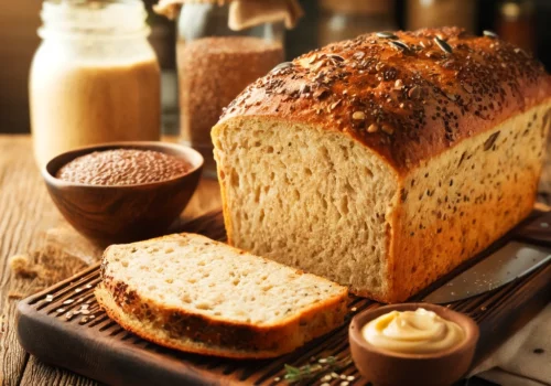 לחם טחינה בריא עם פטנט ייחודי (קל, בריא וטעים!)