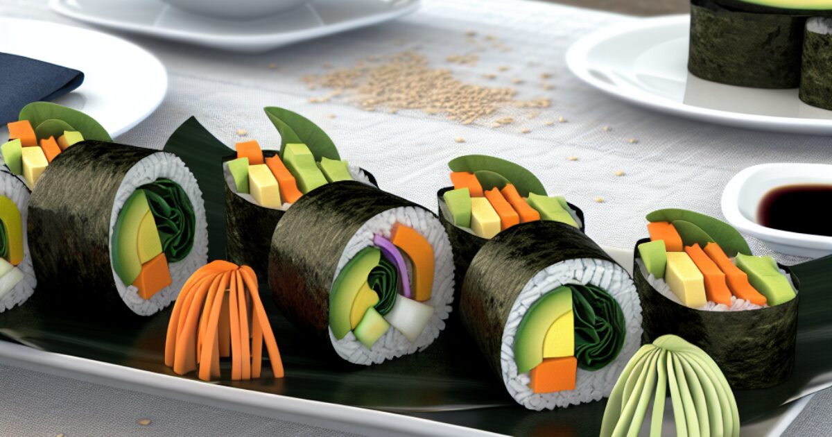סושי צמחוני טעים במיוחד שאי אפשר לפספס