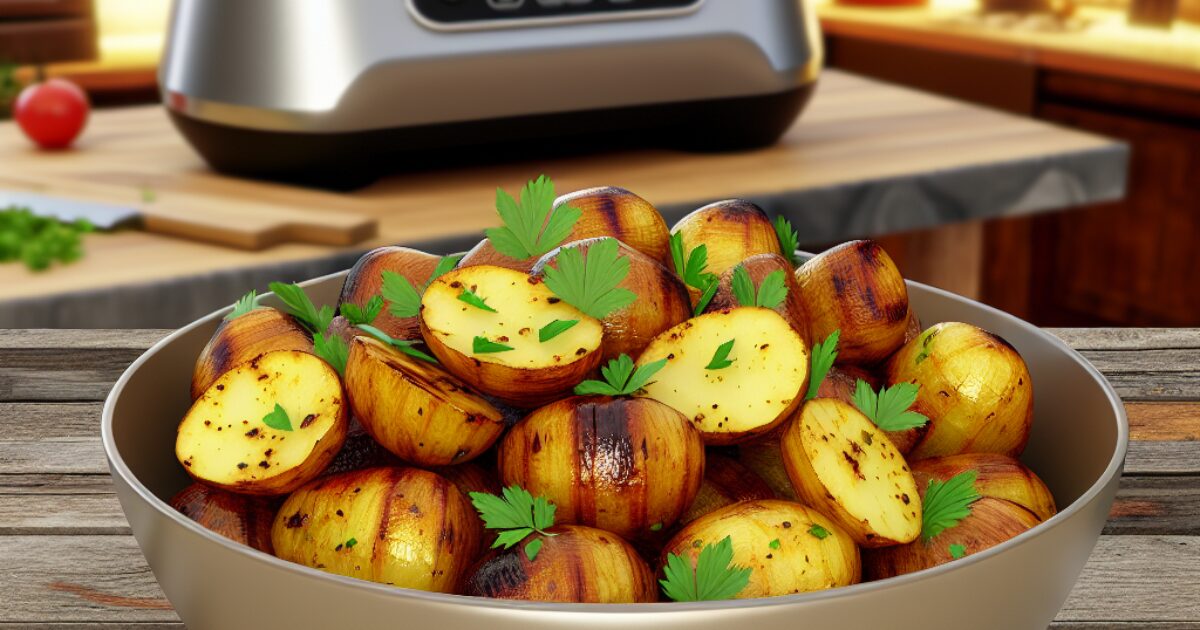 איך להכין תפוחי אדמה בנינג'ה גריל xl בקלות